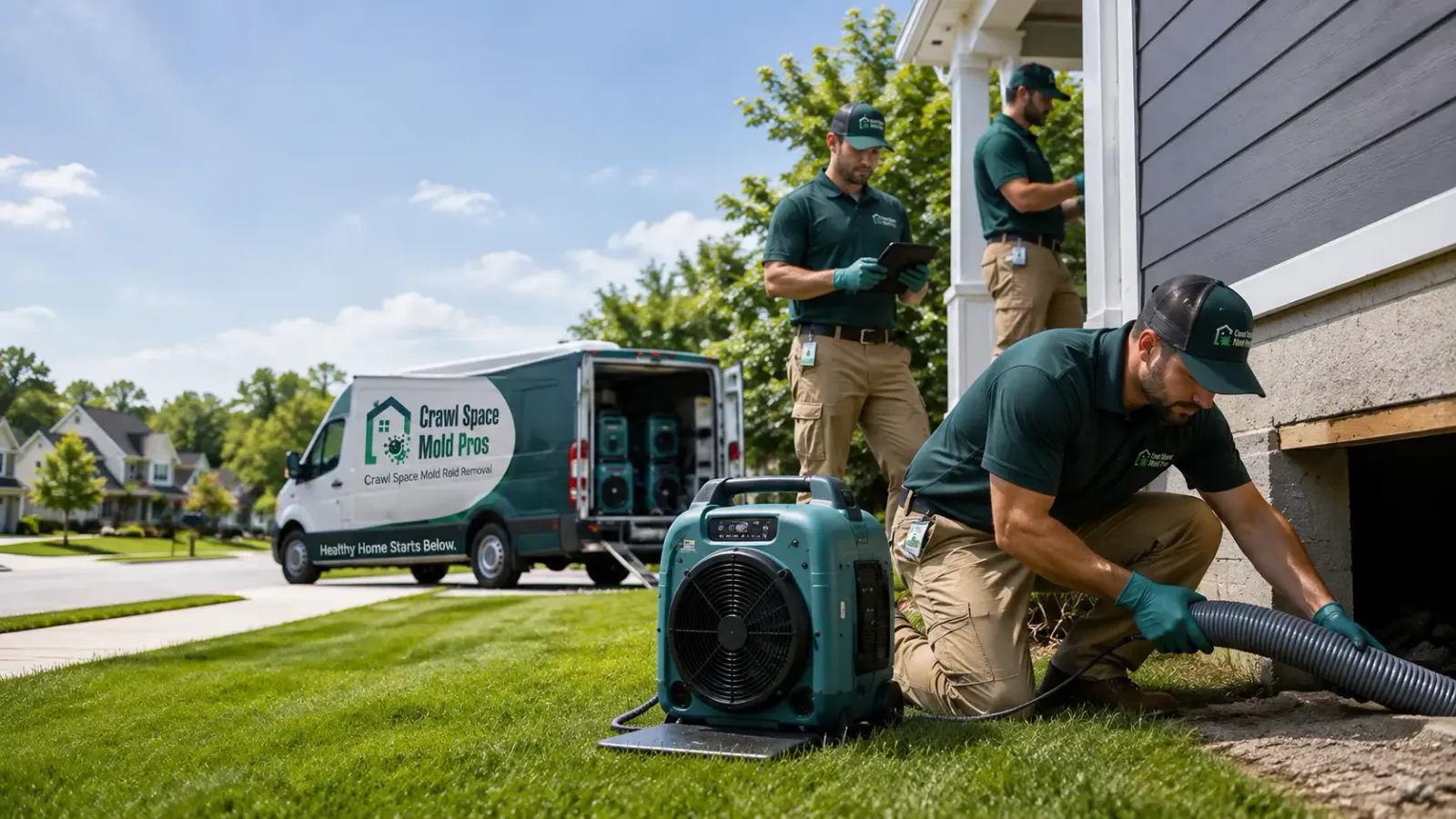 Crawl Space Mold Removal in Delaware, IA